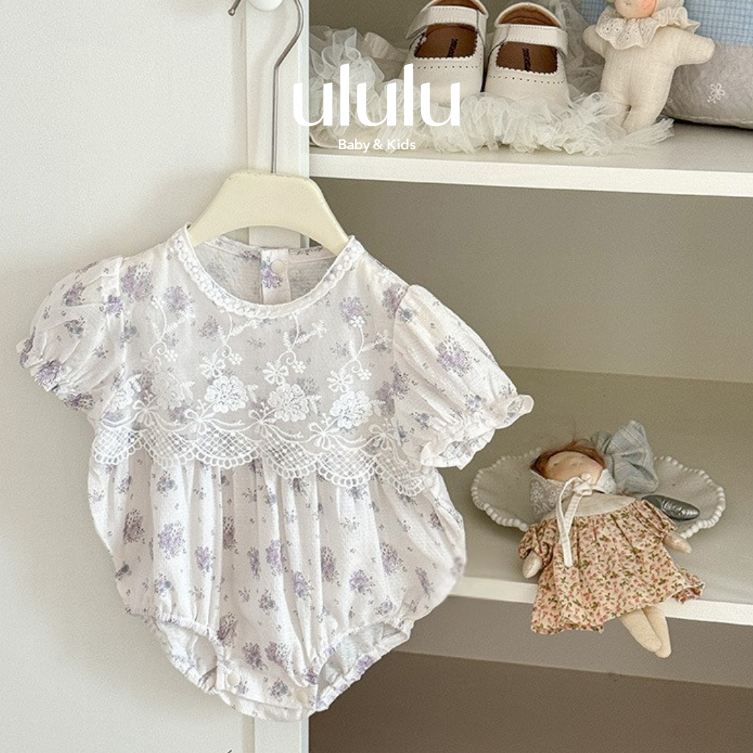 パンツ SOFT LACE FLOWER ROMPERS SOFT LACE FLOWER ROMPERS
