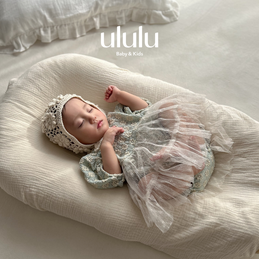 新作】ティアードチュールフラワーロンパース – ululu