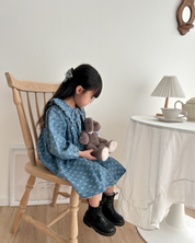 【新作】リボンデニムロンパース / ワンピース