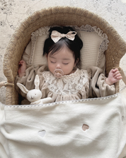 《 新作 28日(金) am10:00販売 》セット：ribbon bag × heart blanket set