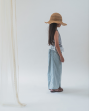 【SALE】チュールフリルノースリーブトップス