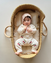 【新作】チェリーニットカバーオール