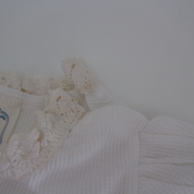 【SALE】セット：レースワッフルロンパースセット