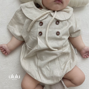 【SALE】セーラーボタンロンパース