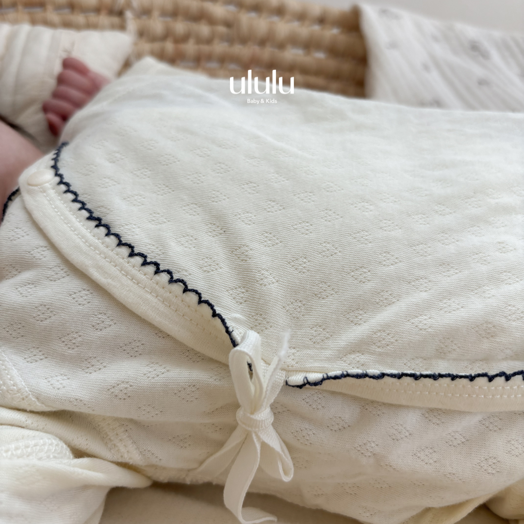 【新作】eyelet baby肌着
