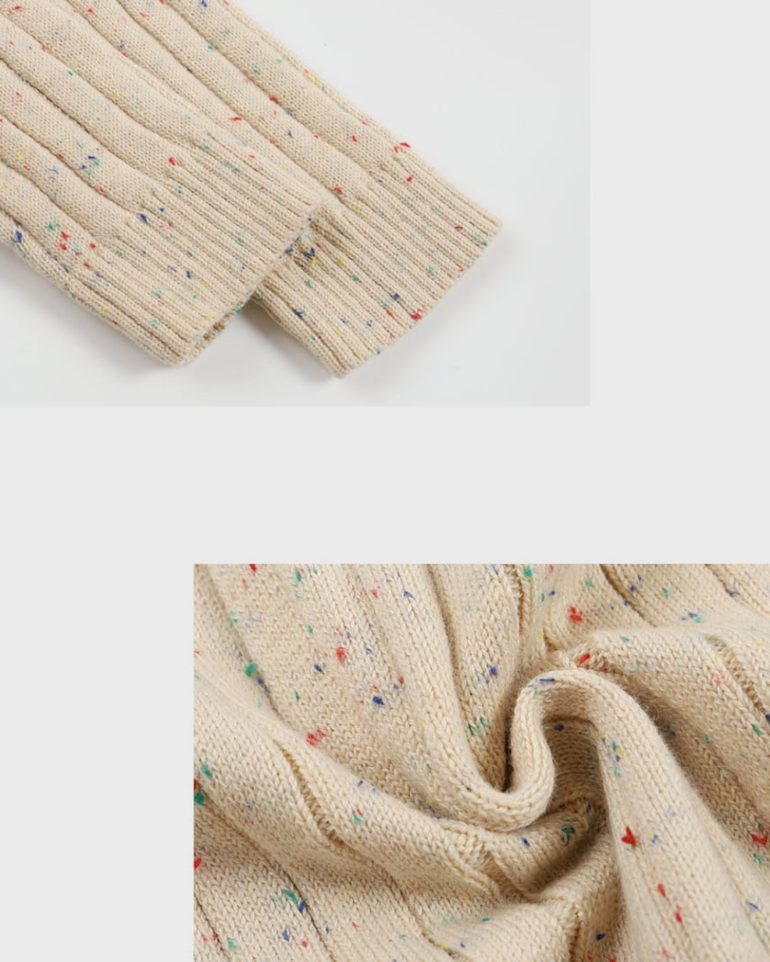 【新作 10/3(金) 10:00 販売】カラフルツブニットロンパース