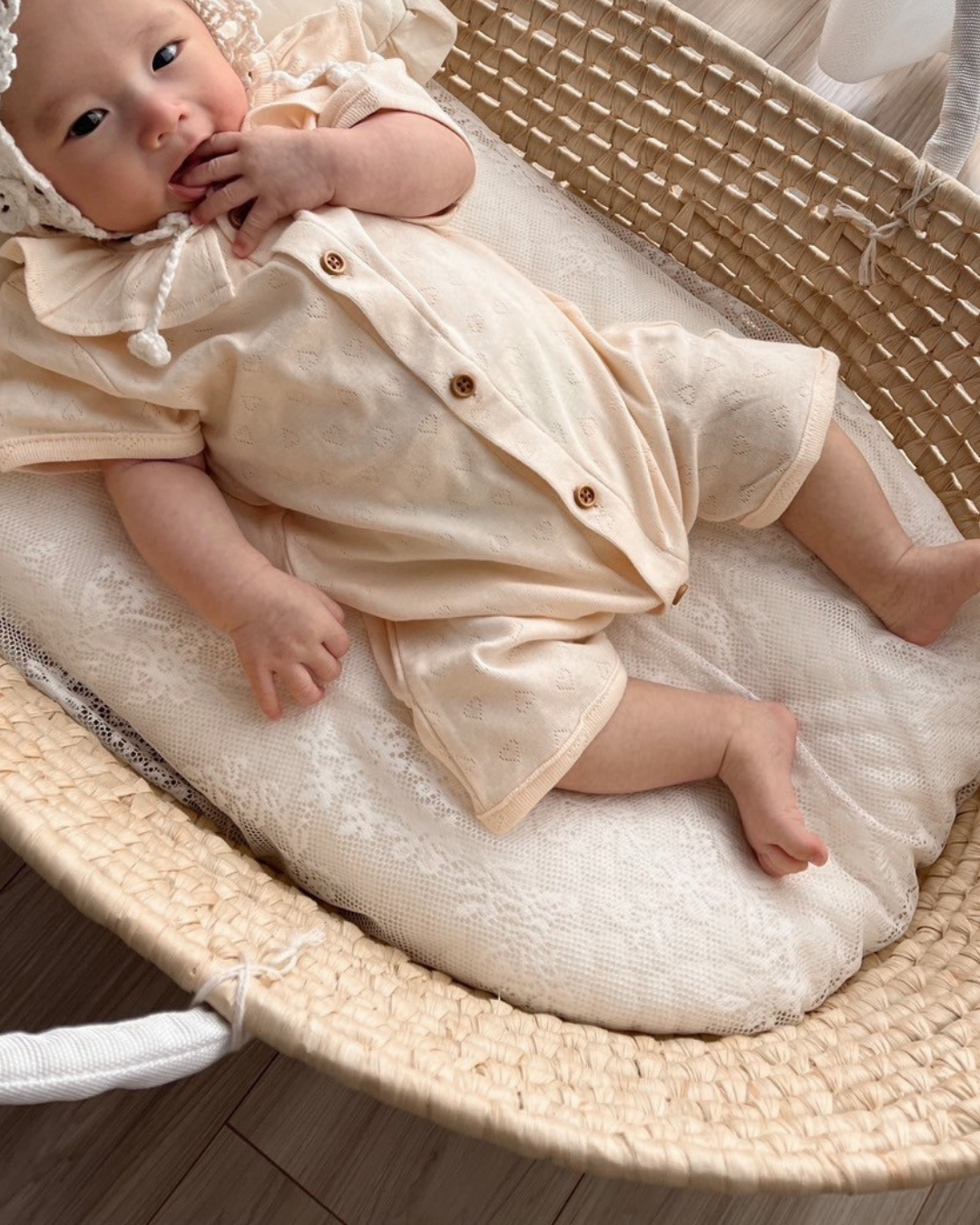 【予約  5/15(金) am10:00販売】セット：Heart rompers set
