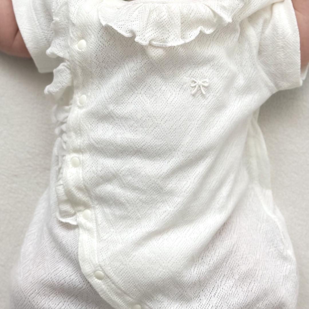 【SALE】リボンカバーオール