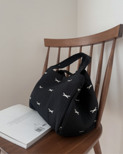 リボンマザーズバッグ