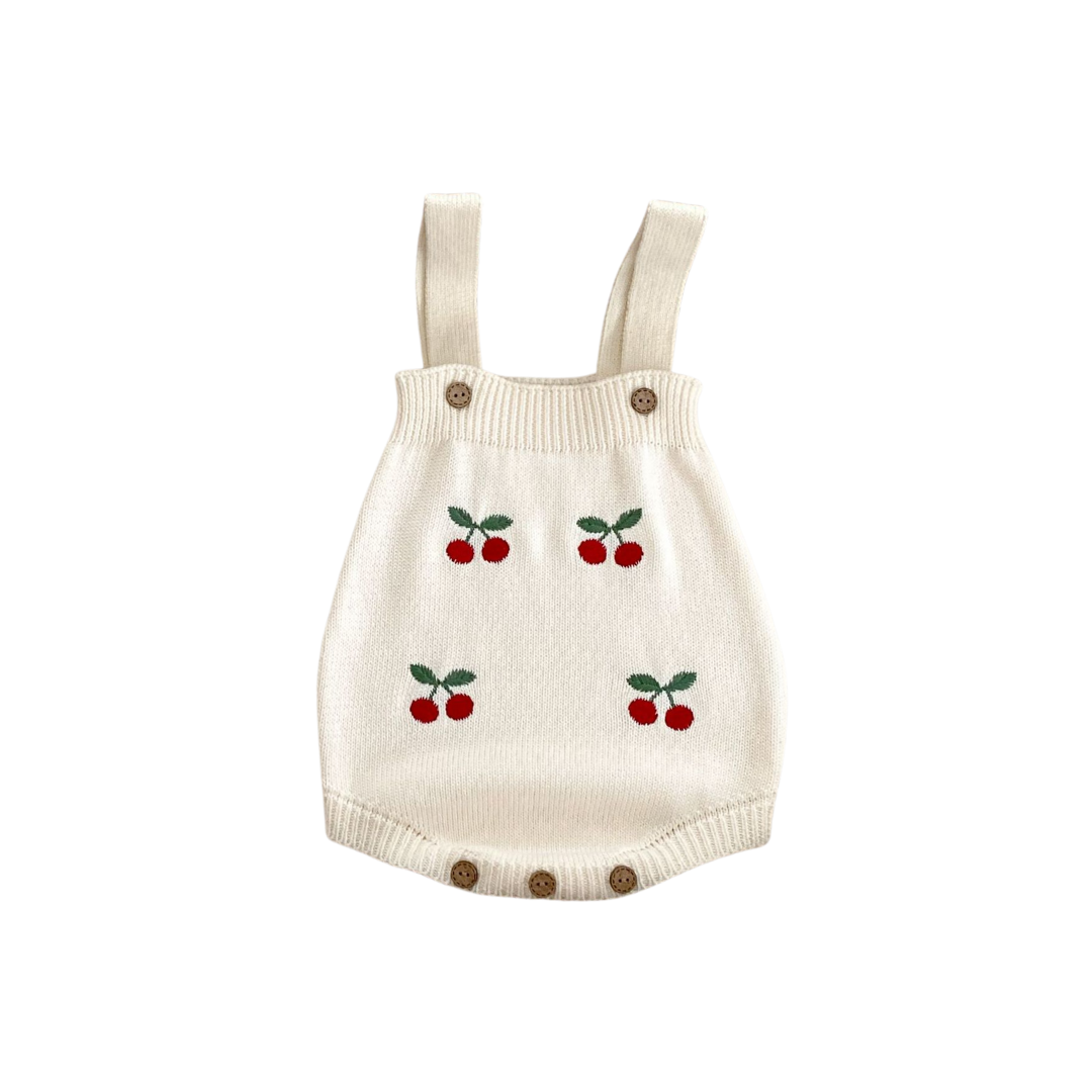【新作】cherry rompers