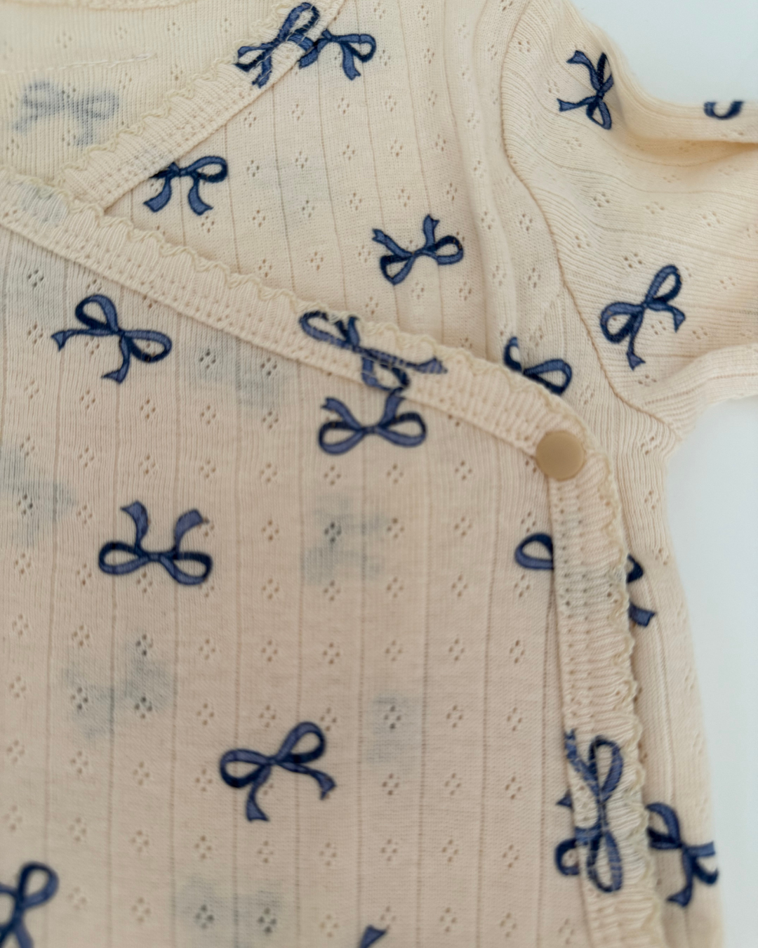 【新作】UL ORIGINAL：リボンロンパース(長袖)