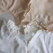 【SALE】セット：レースワッフルロンパースセット