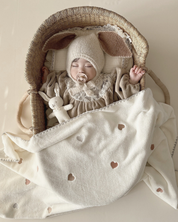 《 新作 28日(金) am10:00販売 》セット：ribbon bag × heart blanket set