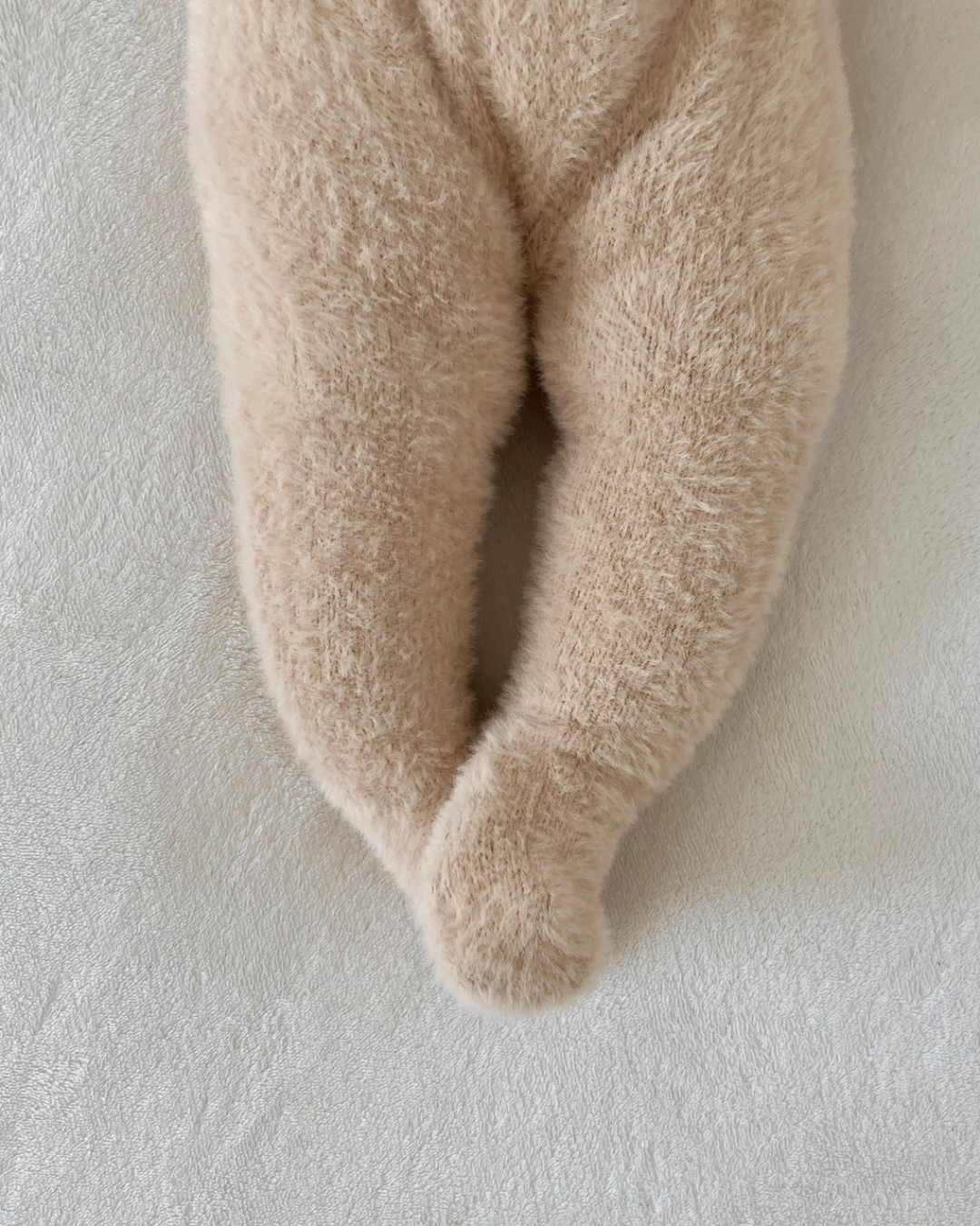 【新作 7日(金) 10:00 販売】ふわクマロンパース