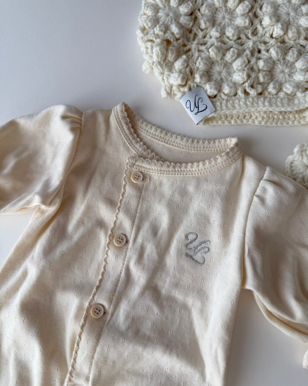 UL ORIGINAL：ニューボーンフリルカバーオール