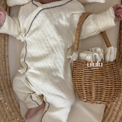 【新作】eyelet baby肌着