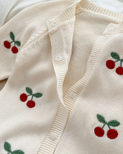 【新作】チェリーニットカバーオール