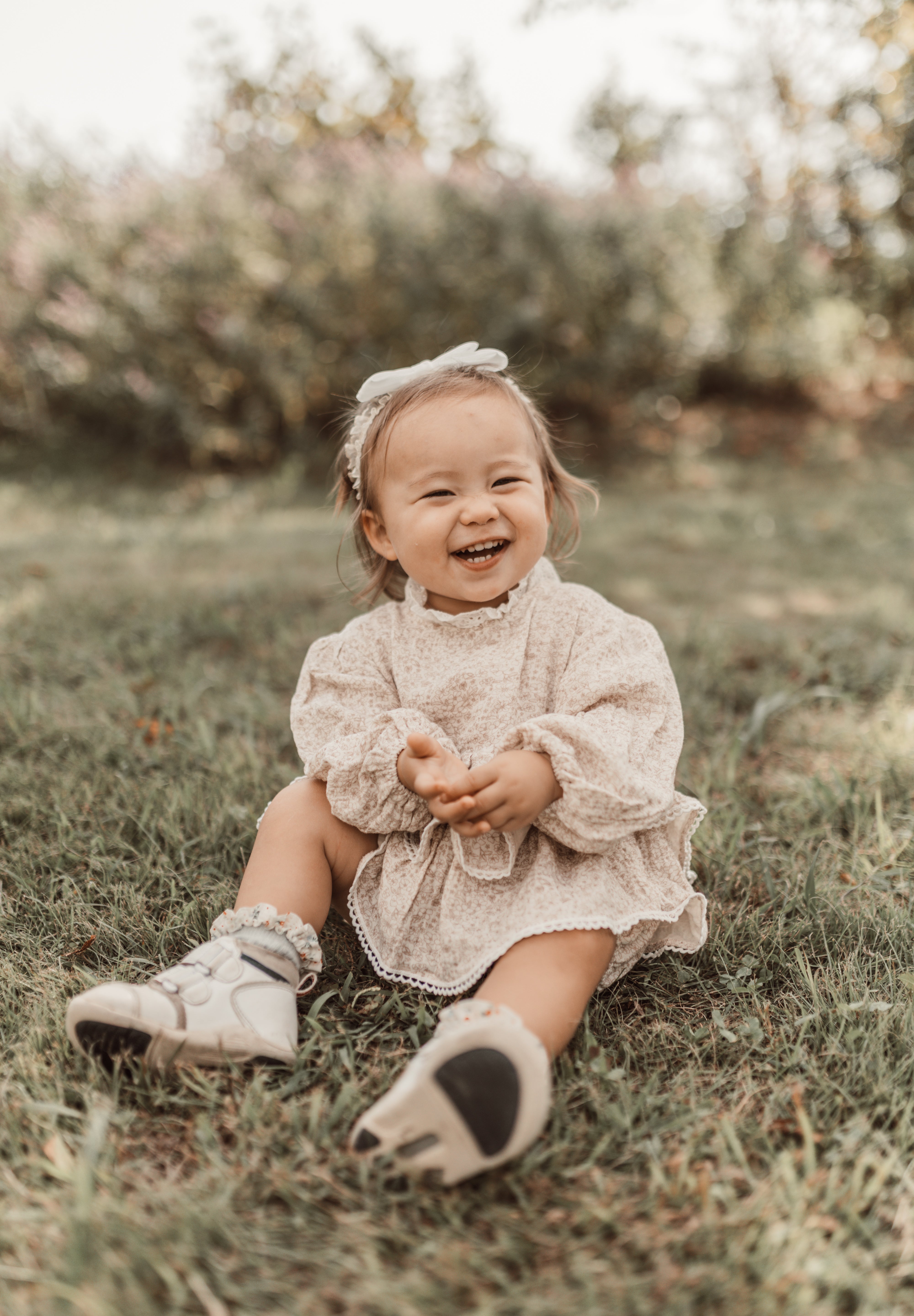 フラワーフリルロンパース