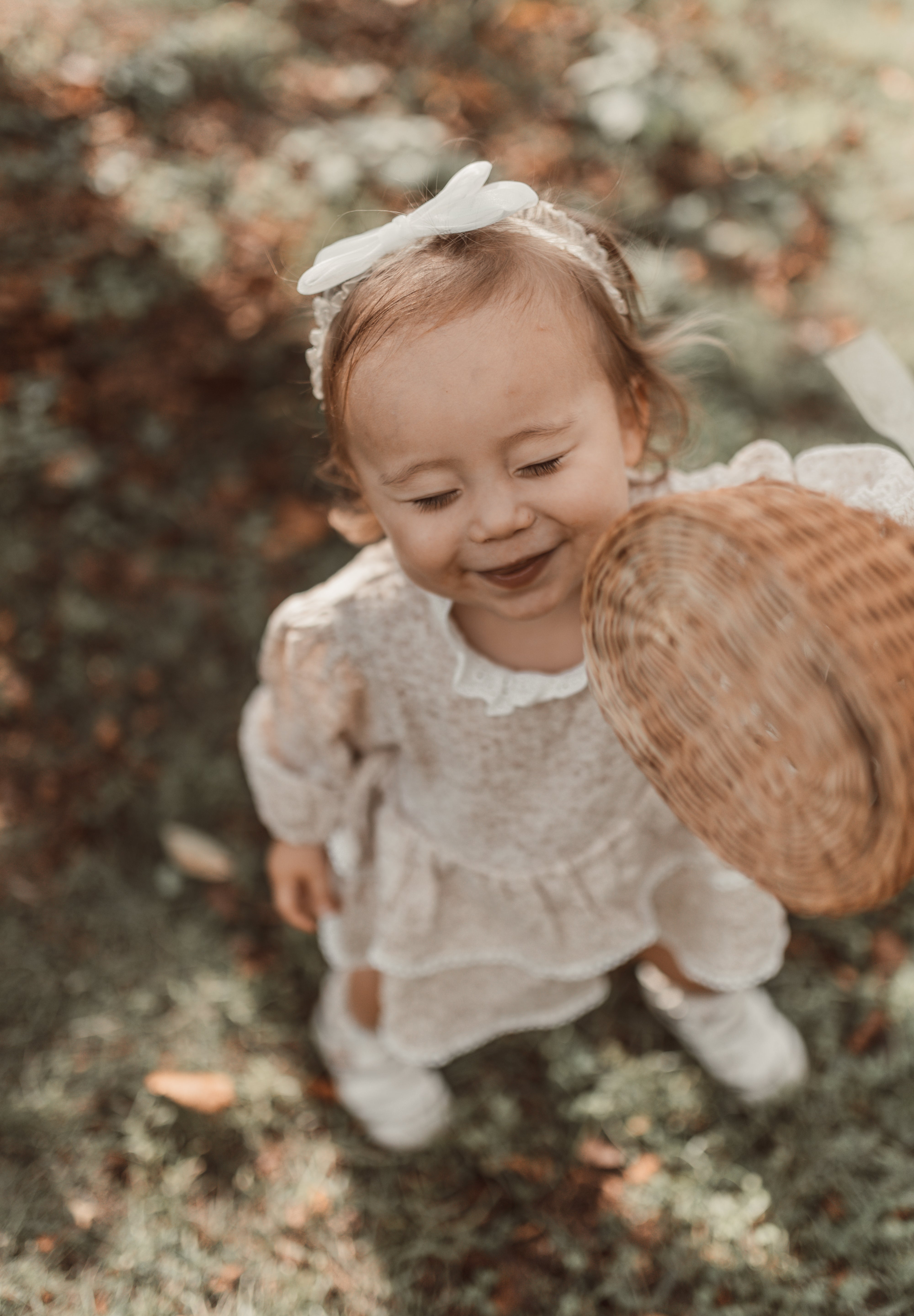 フラワーフリルロンパース