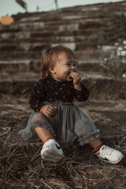 ベビーフラワーロンパース