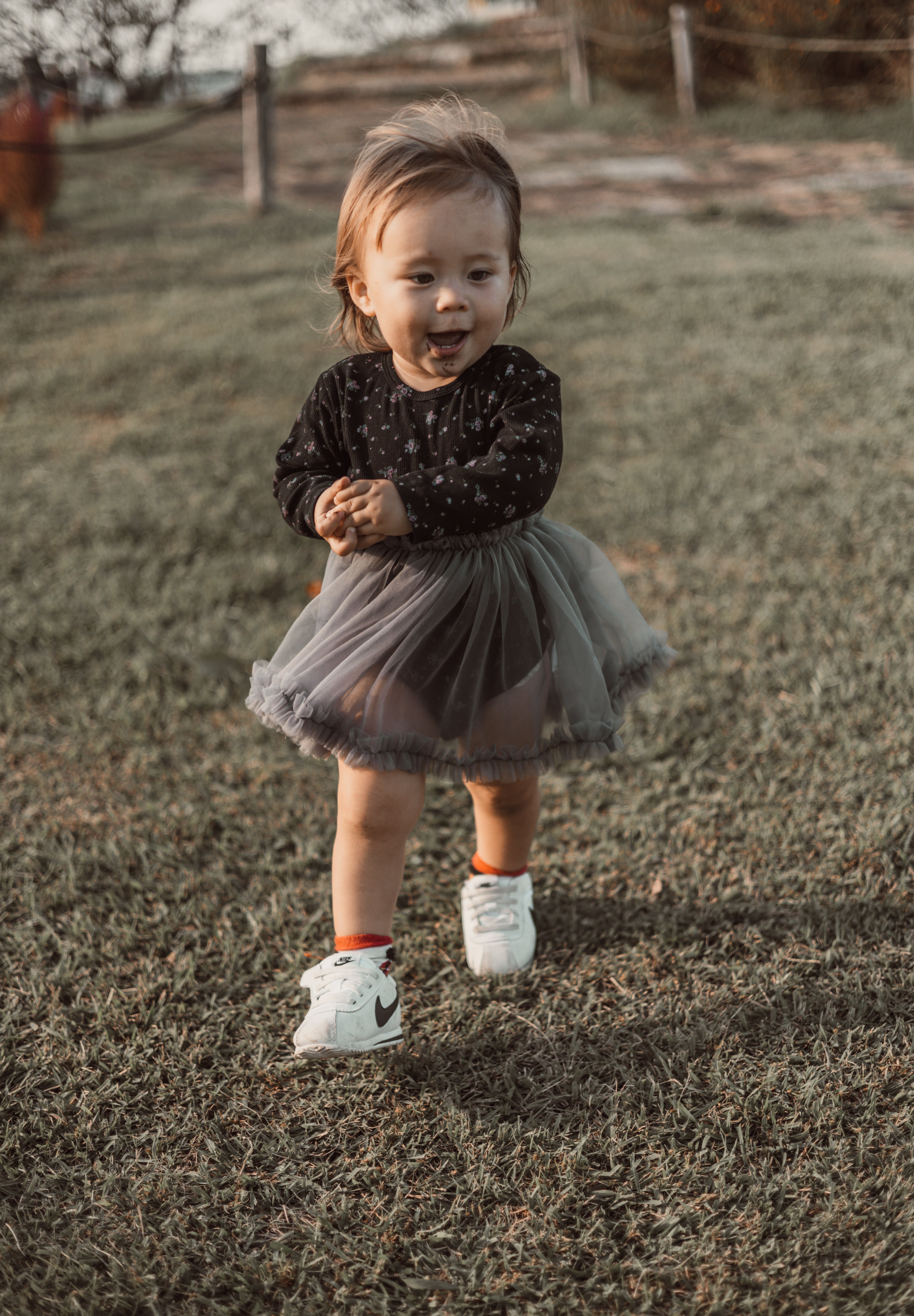 ベビーフラワーロンパース