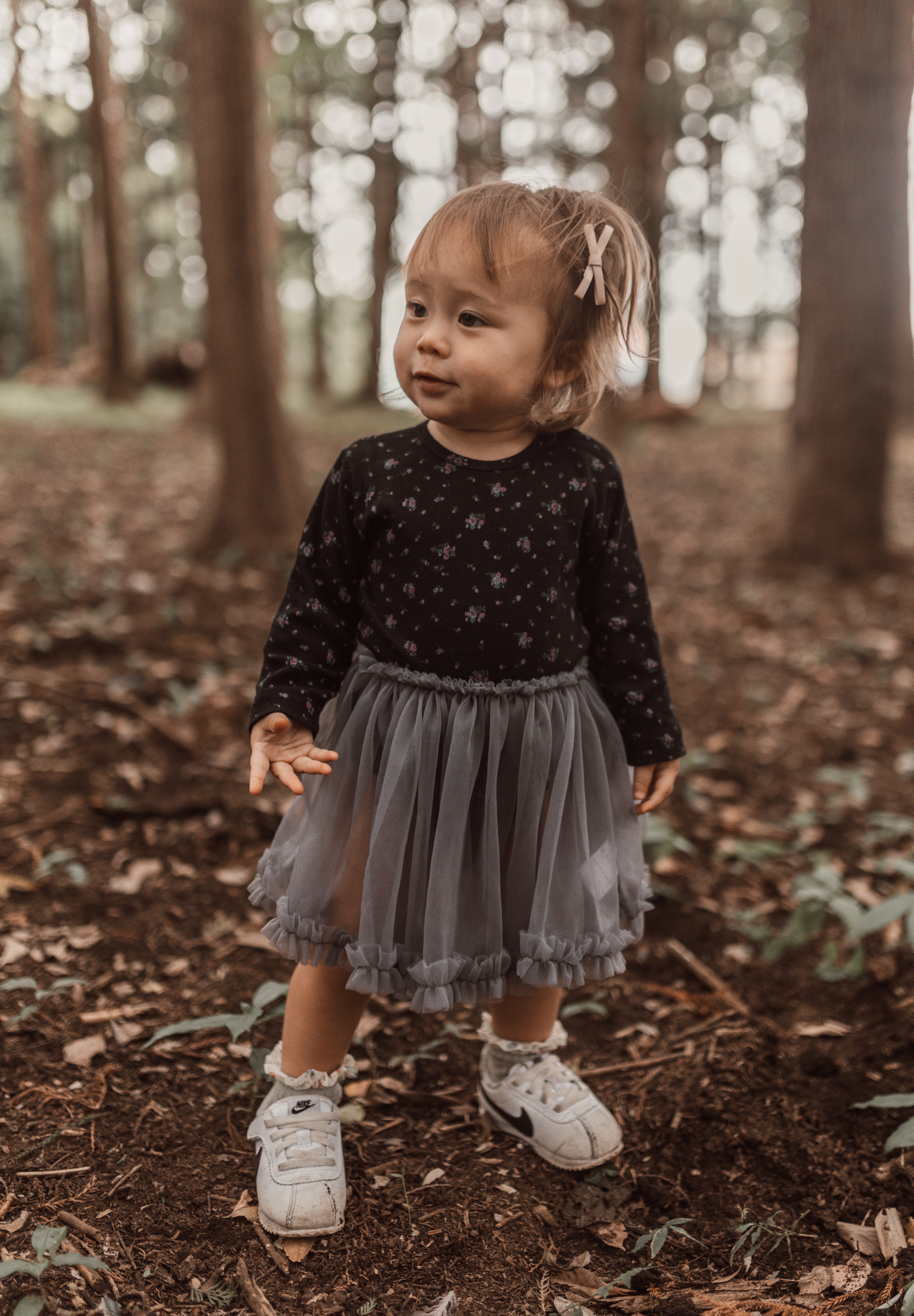 ベビーフラワーロンパース