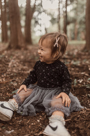 ベビーフラワーロンパース