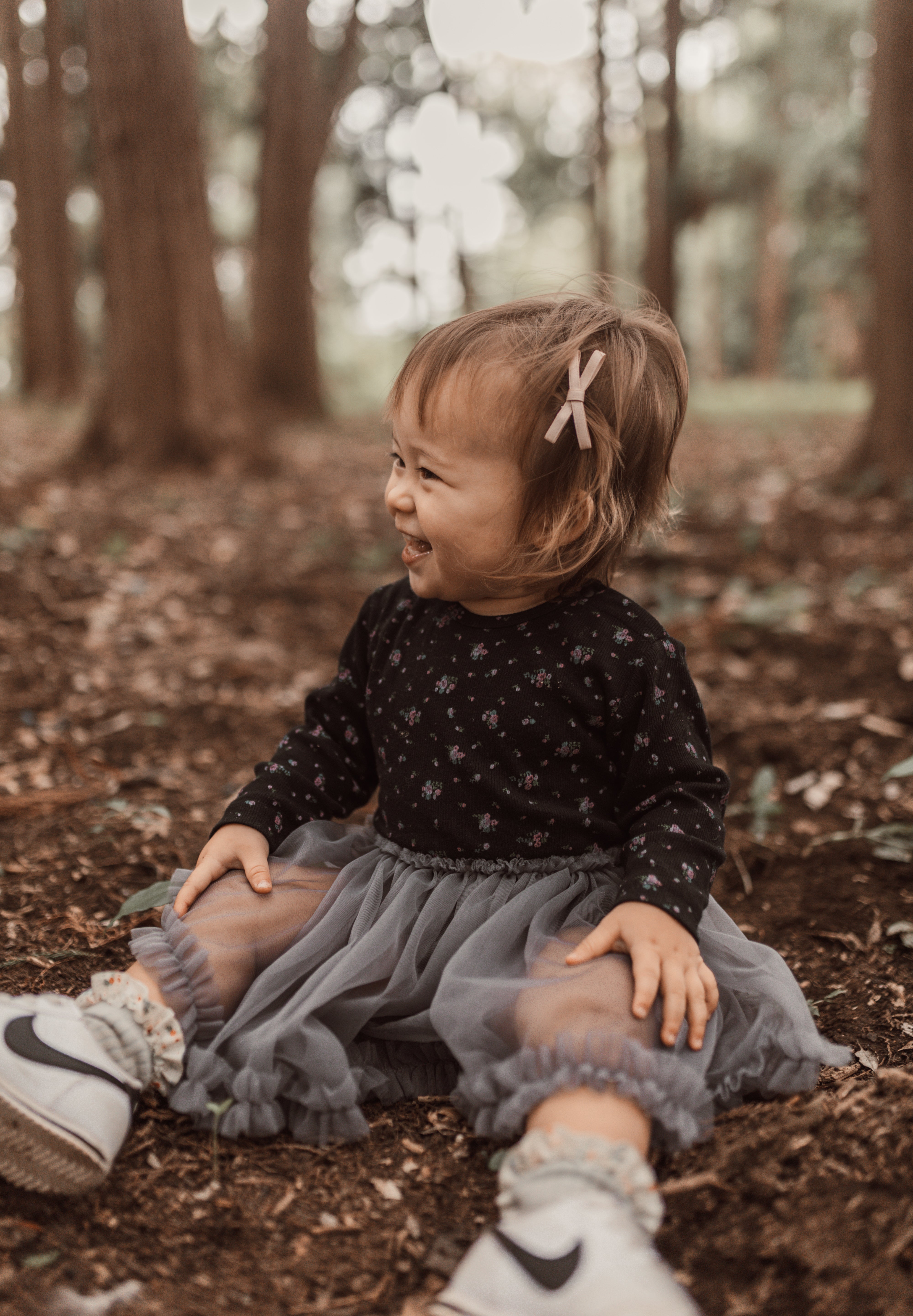 ベビーフラワーロンパース