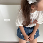 【SALE】リボン刺繍スカート