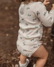 【新作】UL ORIGINAL：リボンロンパース(長袖)