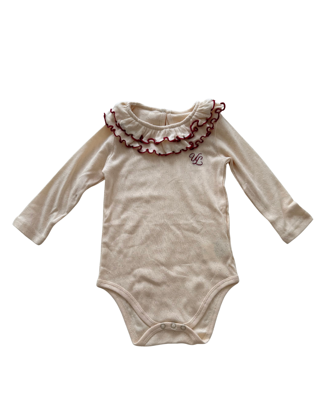 【新作】UL ORIGINAL：襟フリルロンパース