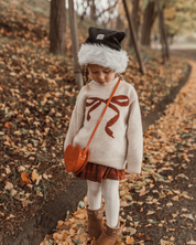 🎄Holiday Set – リボンニット＆チェックミニスカート