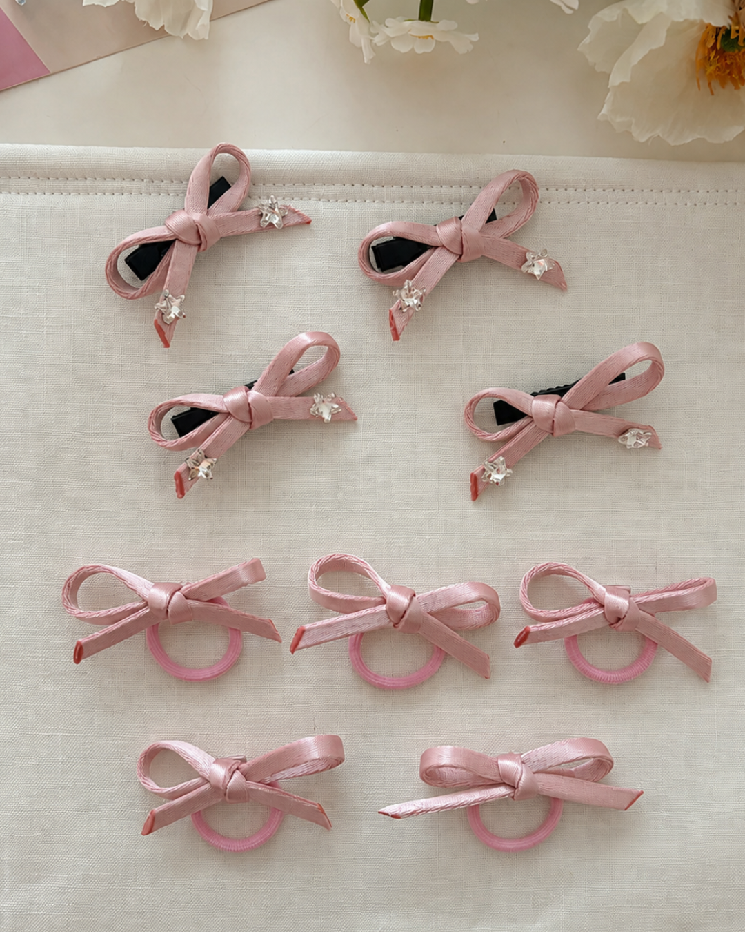 【新作 8/28(金) 10:00販売】ジュエルリボン ヘアアクセサリー