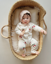 【新作】チェリーニットカバーオール