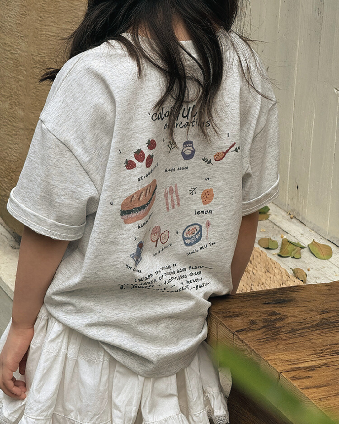 バックプリントtee