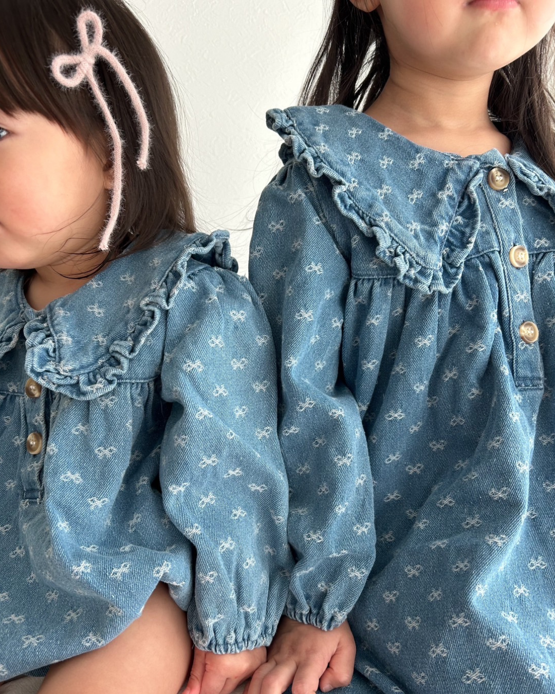 【未使用品】miumiu フリルリボンデニムワンピース サイズ40 ロゴ入り SALE】リボンデニムロンパース / ワンピース – ululu
