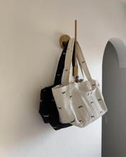 リボンマザーズバッグ