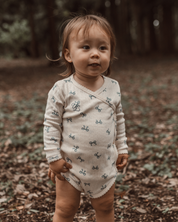 【新作】UL ORIGINAL：リボンロンパース(長袖)