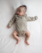 【新作】UL ORIGINAL：襟フリルロンパース