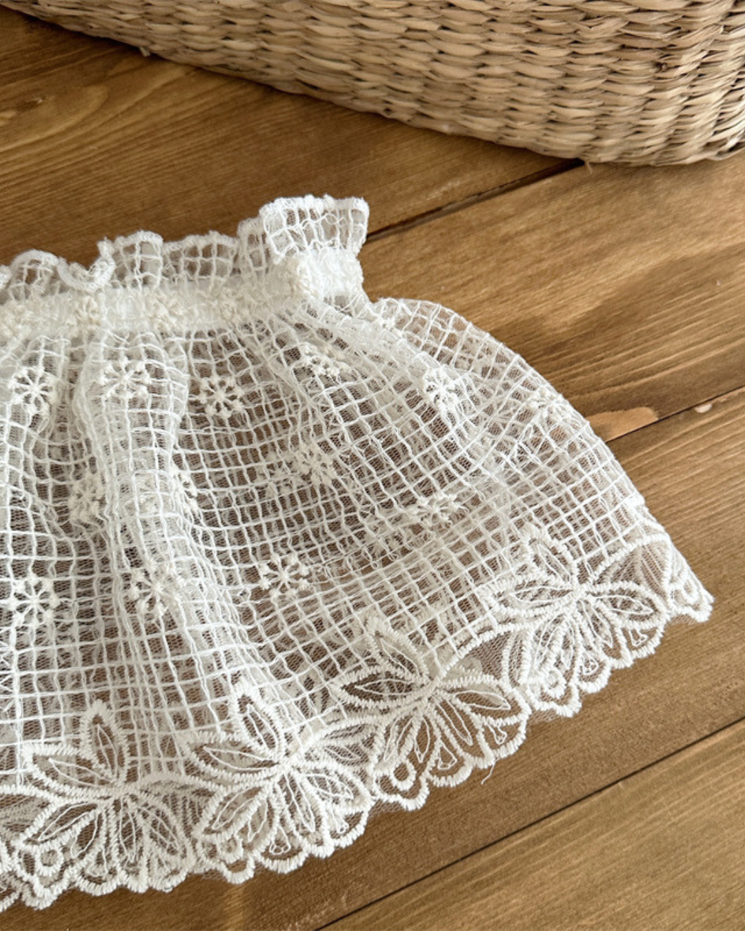 【SALE】レースレイヤードヘム
