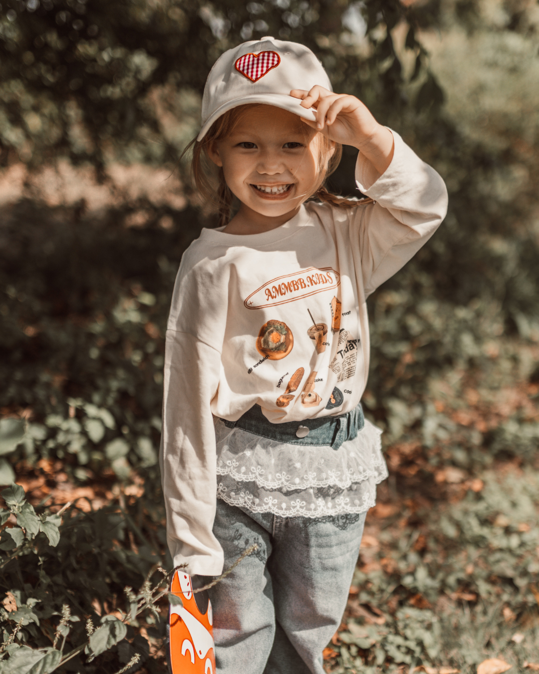 フードプリントロングT