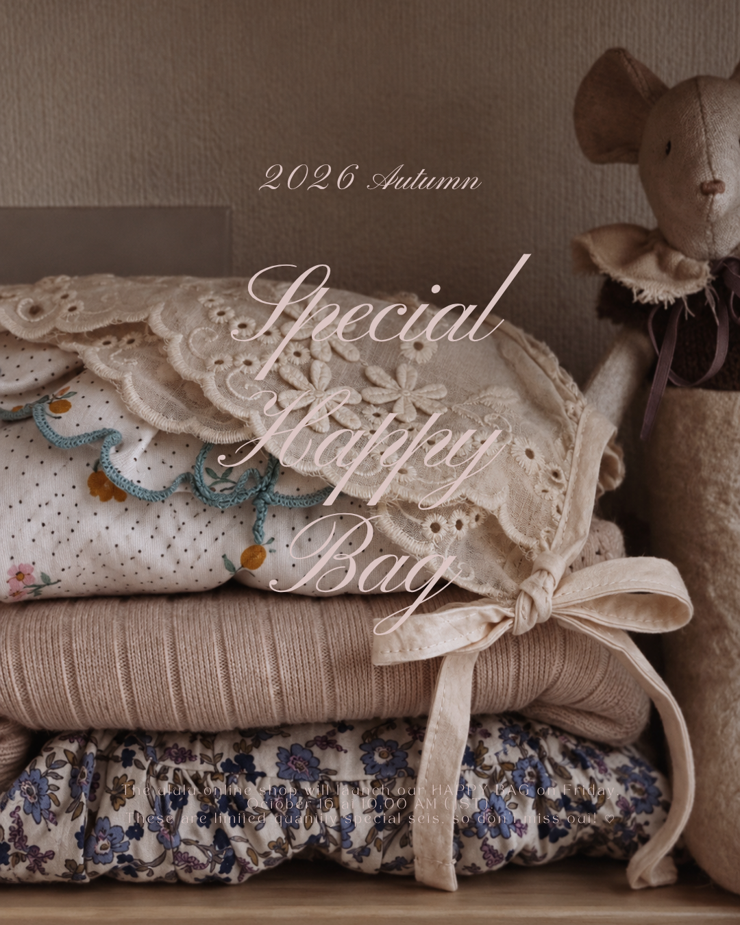 【 10/16(金) am10:00- 販売】 HAPPY BAG｜autumn 2026