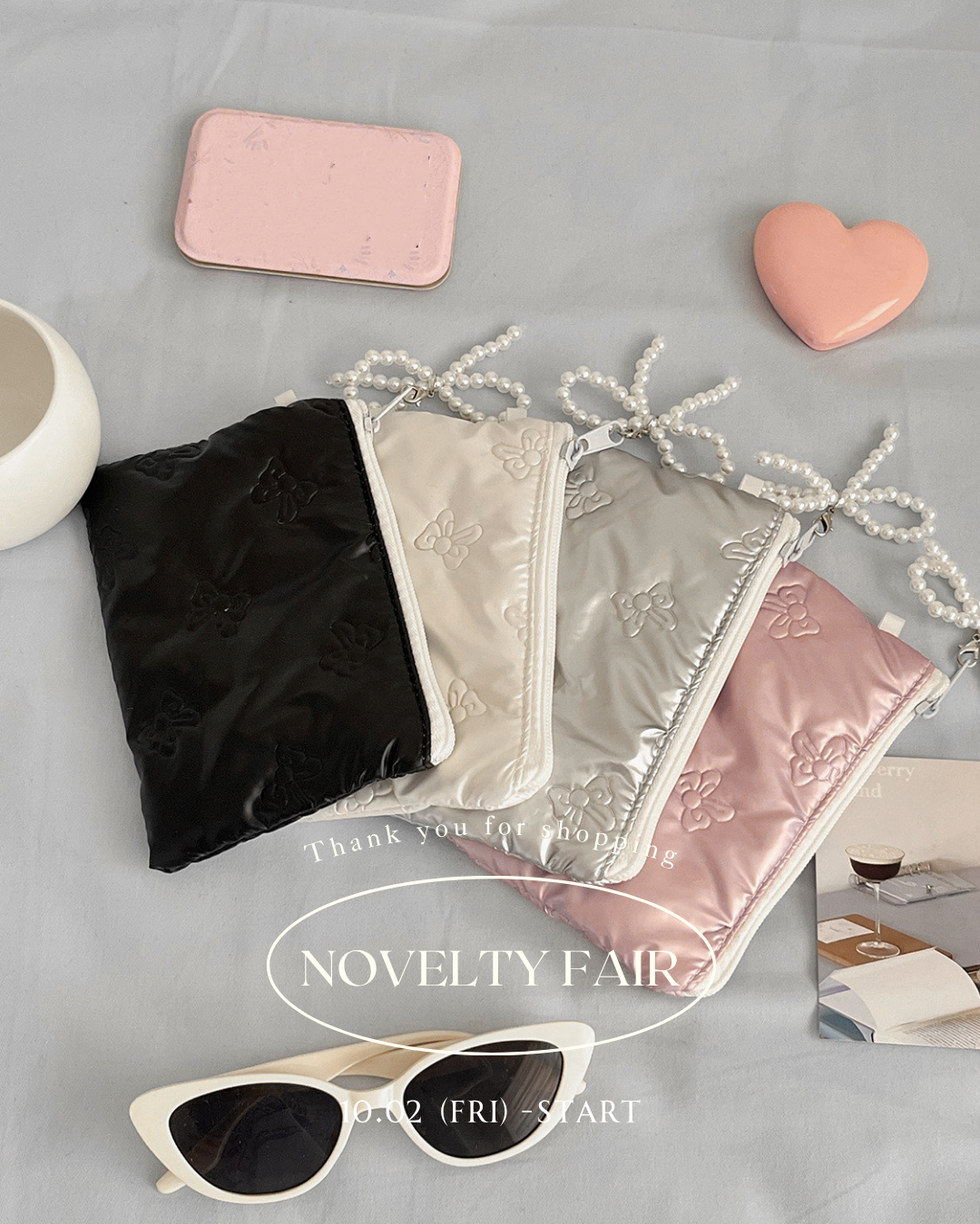 【10/3(金) 10:00スタート】Novelty ♥ 商品合計7,000円以上お買い上げの方