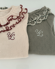 【新作】UL ORIGINAL：襟フリルロンパース