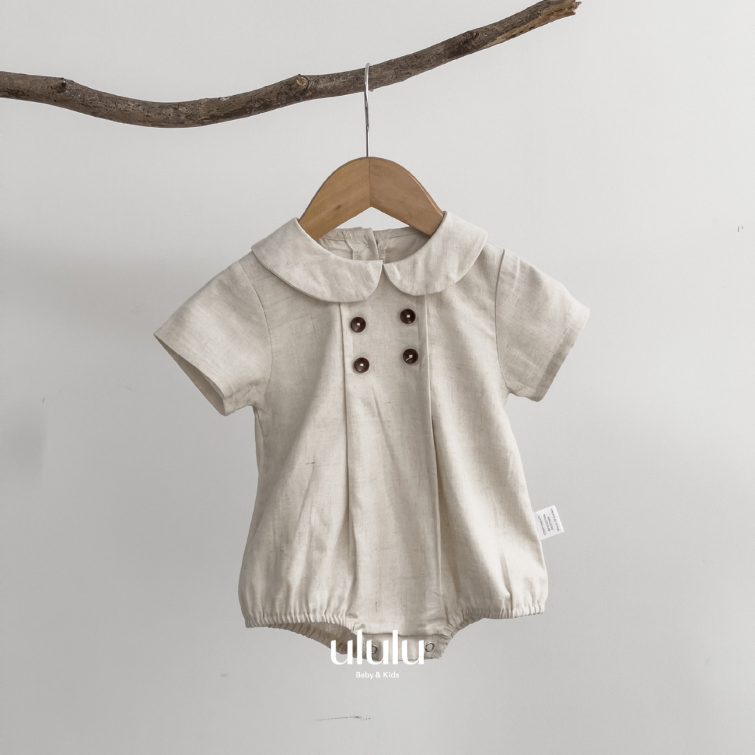 【SALE】セーラーボタンロンパース