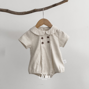 【SALE】セーラーボタンロンパース