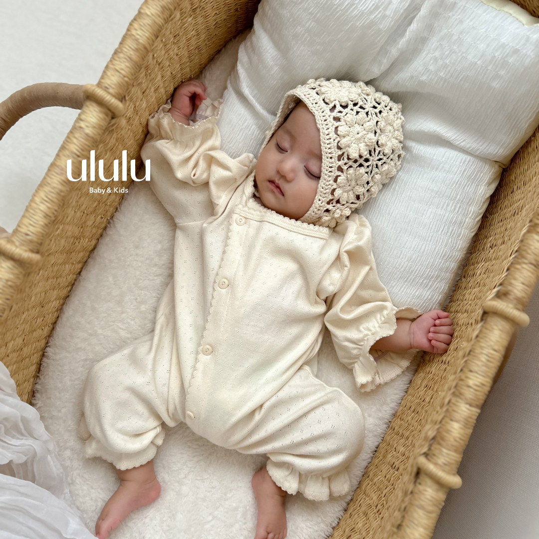 newborn frill coverall