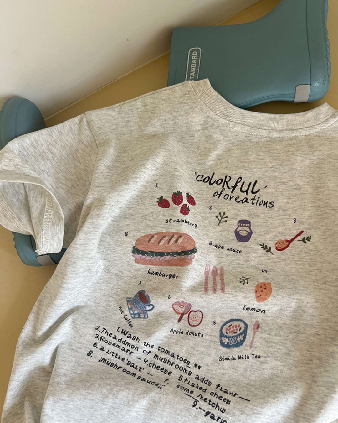 バックプリントtee