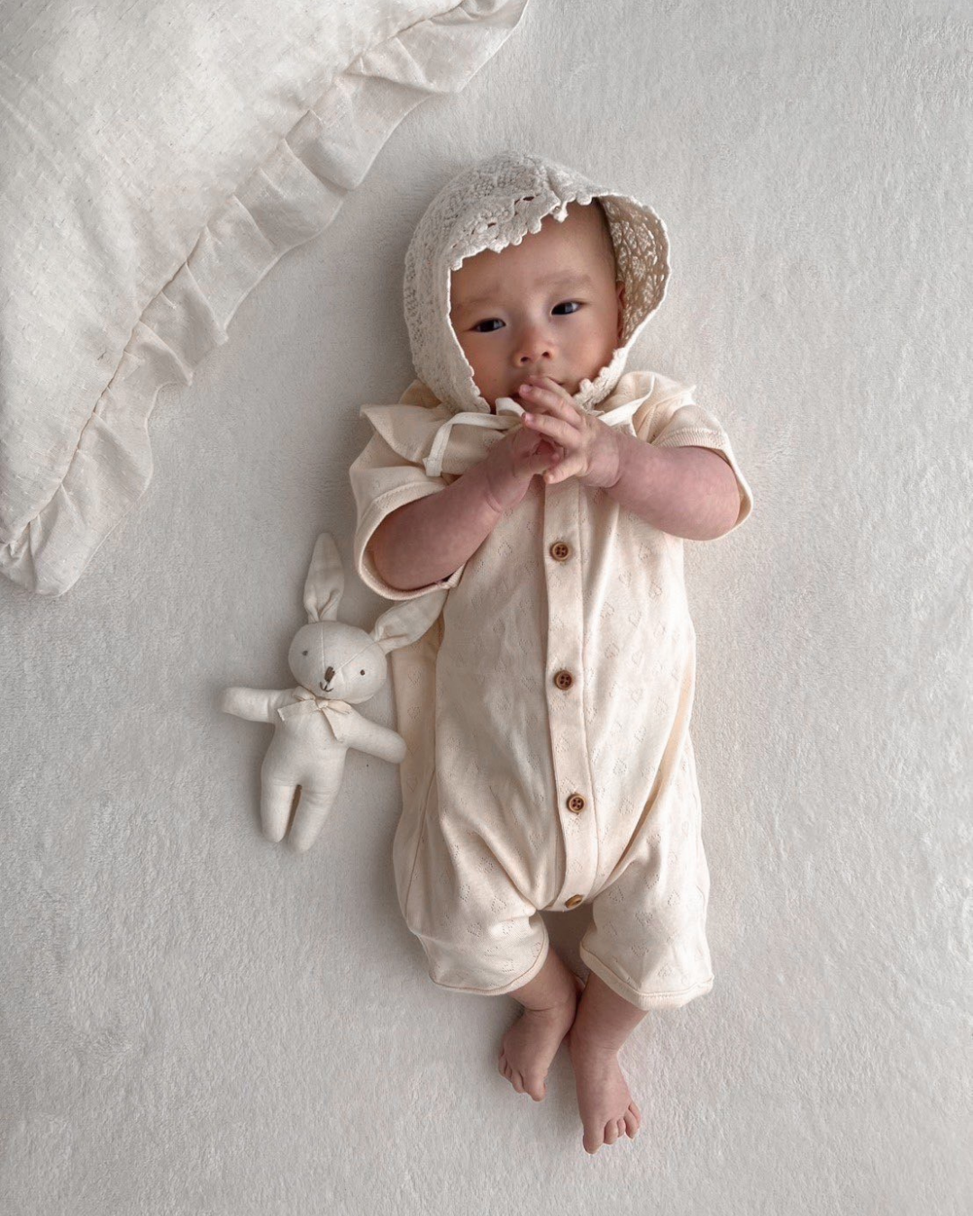 【予約  5/15(金) am10:00販売】セット：Heart rompers set