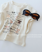 予約早割 10％OFF【新作 11日(金) 10:00 販売】パピープリントロングTシャツ